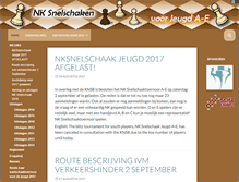 Tablet Screenshot of nksnelschaakjeugd.nl